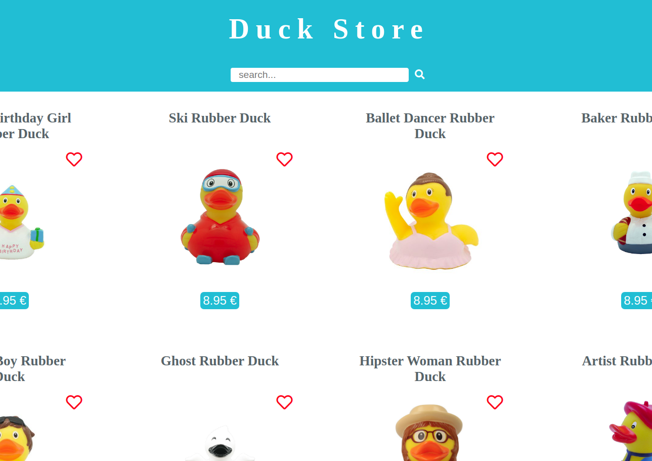 preview of duck store